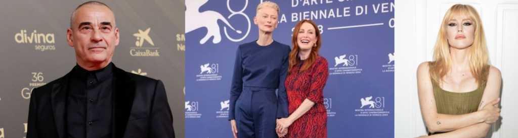 Eduard Fernández,Tilda Swinton y Julianne Moore, Natalia de Molina