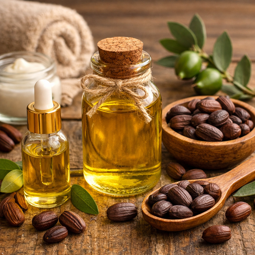 aceite de jojoba para la piel rutina natural de cuidado facial