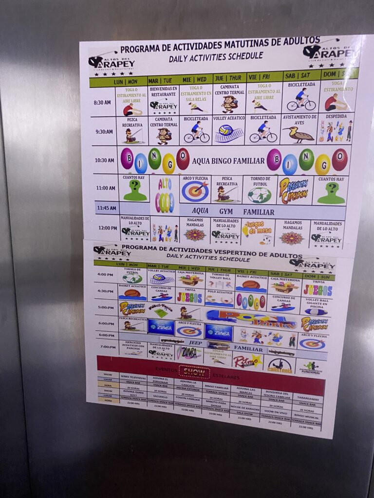 actividades en Altos del Arapey