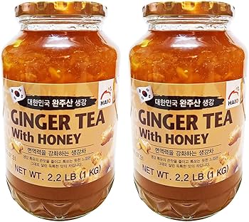 té coreano saludable de jengibre
